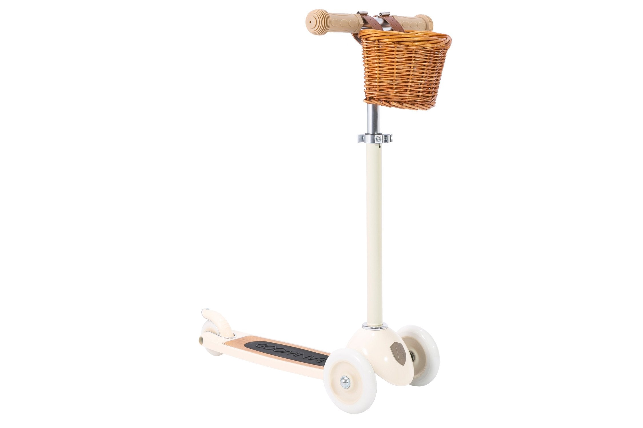 Banwood Scooter Met Fietsmand | Cream Banwood Scooter Met Fietsmand | Cream