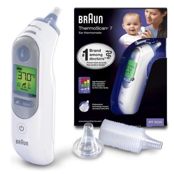 Braun Thermometer Thermoscan Luxe Digitaal IRT6520We Braun Thermometer Thermoscan Luxe Digitaal IRT6520We