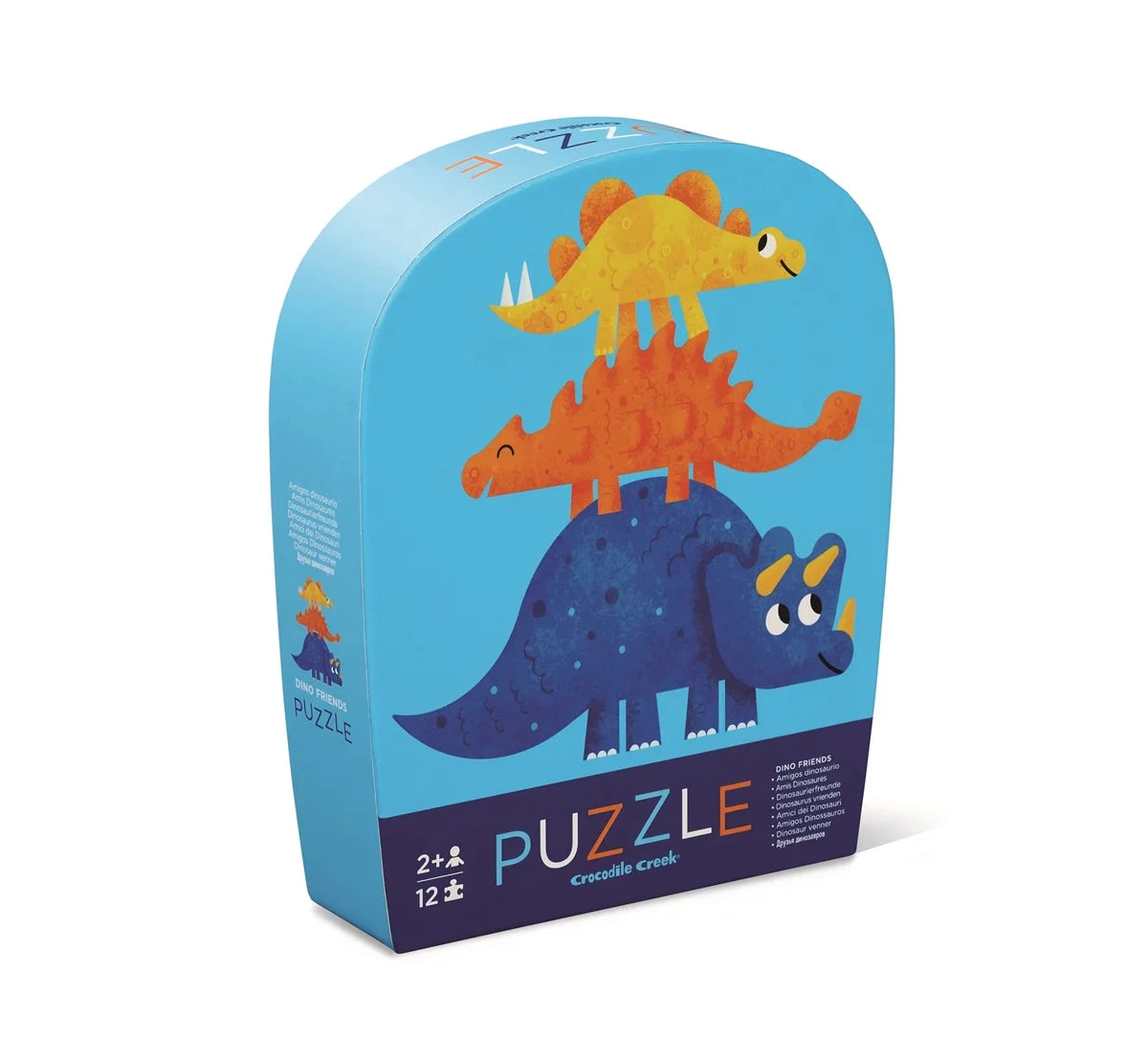 Crocodile Creek Puzzel 12 ST | Dino friends Crocodile Creek Puzzel 12 ST | Dino friends