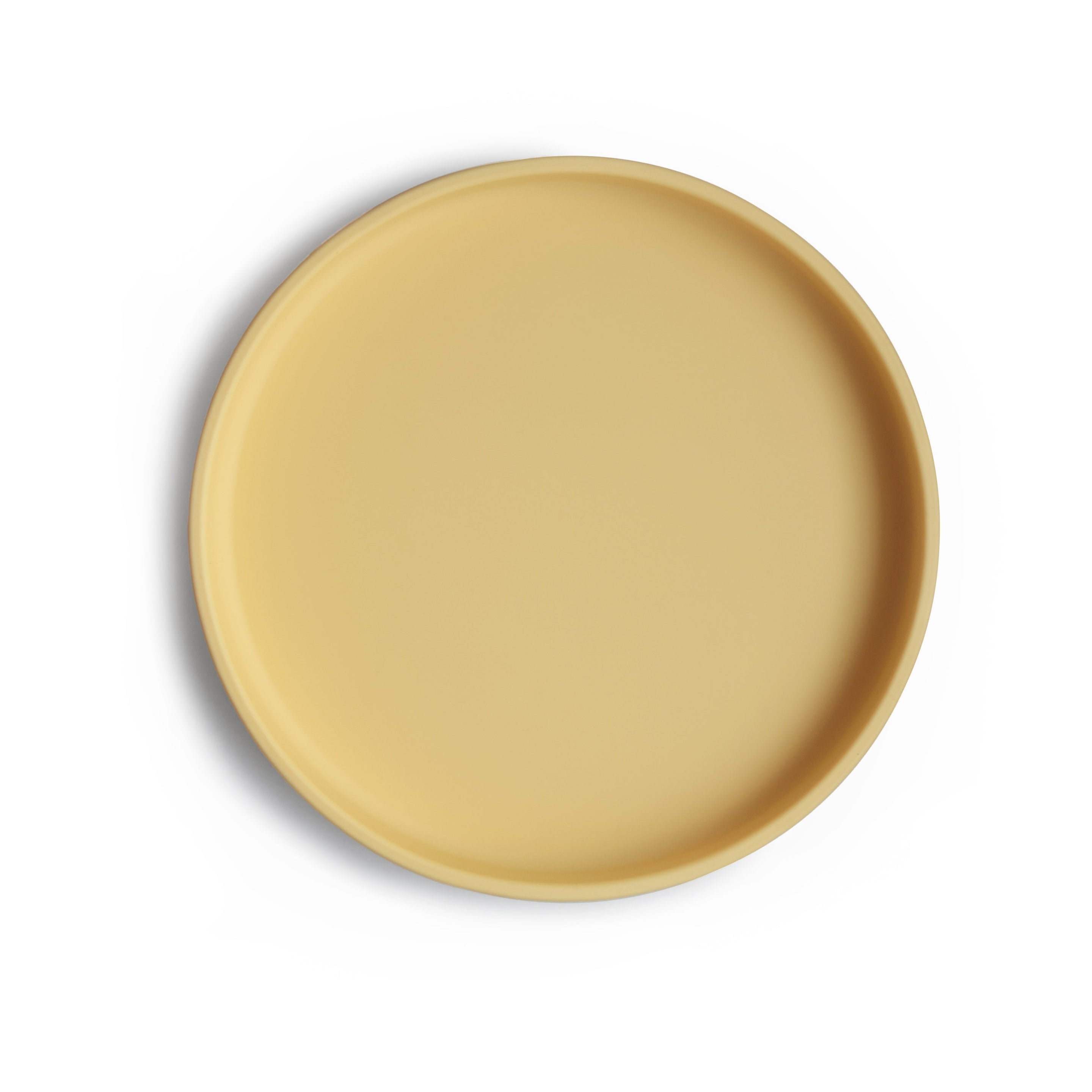 Mushie Silicone Bord Rond Met Zuignap | Daffodil Mushie Silicone Bord Rond Met Zuignap | Daffodil
