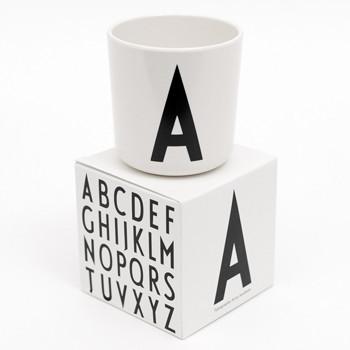 * Design letters melamine drinkbeker Eco Cup Design letters melamine drinkbeker - DE GELE FLAMINGO - Kids concept store