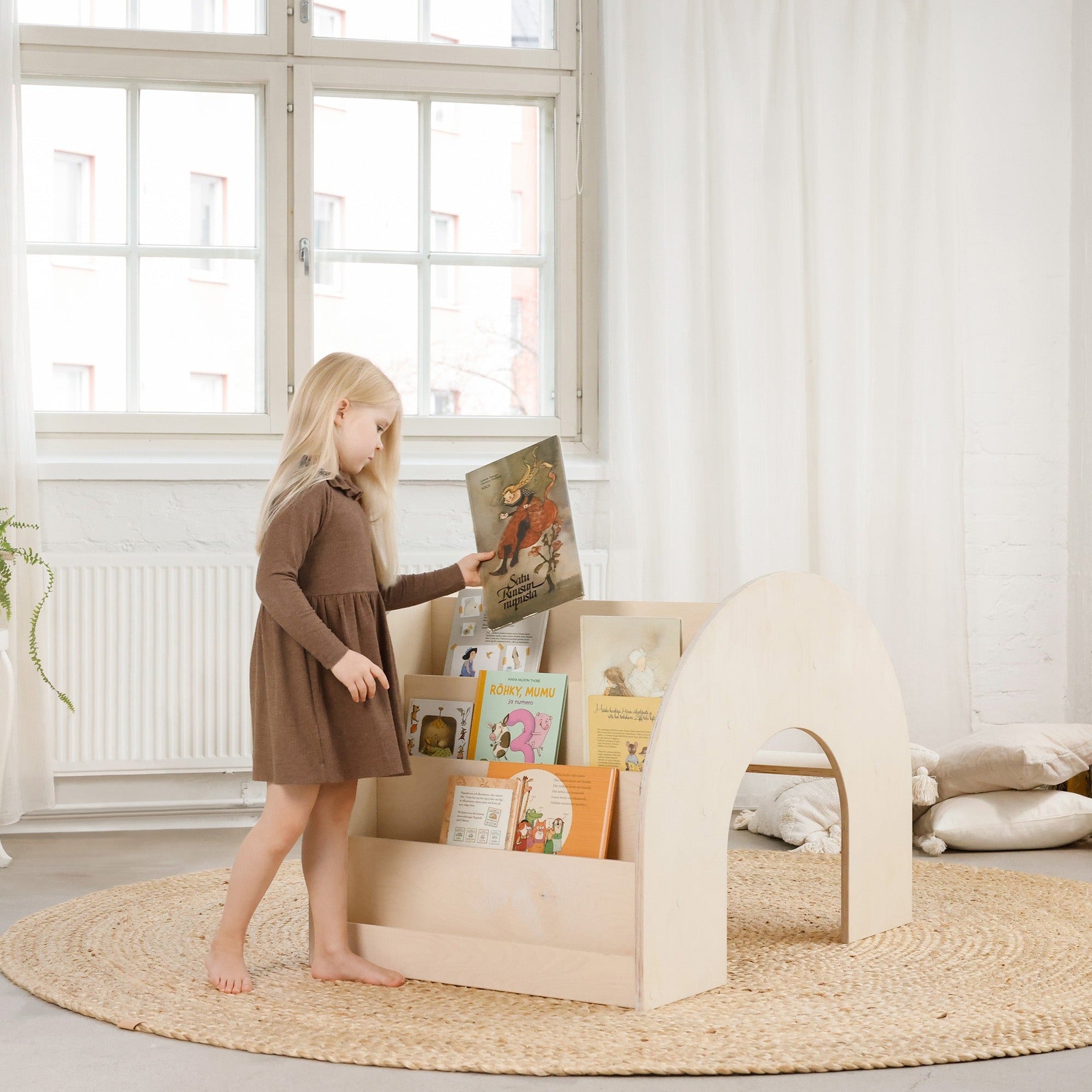 Fitwood Montessori Bookshelf | Beukenhout Fitwood Montessori Bookshelf | Beukenhout