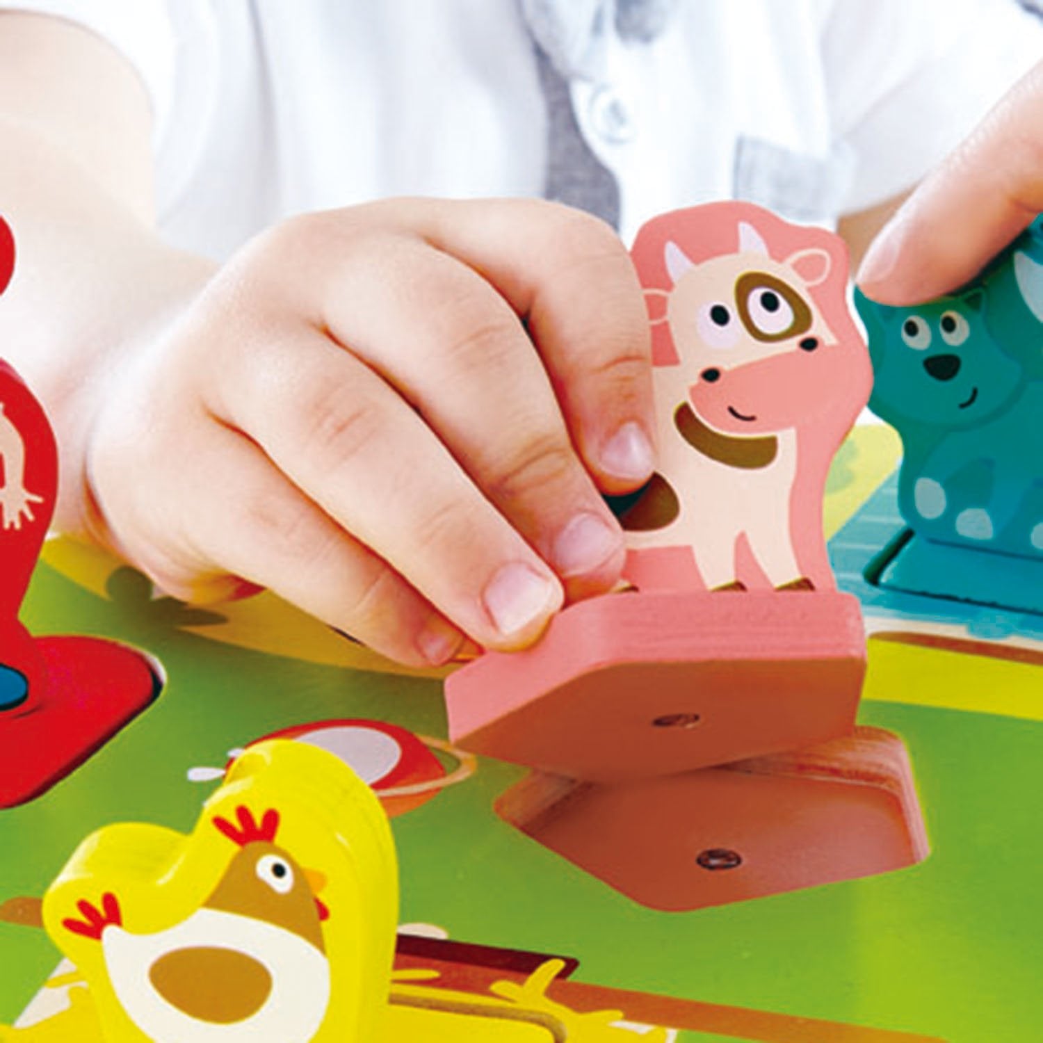 HAPE Houten Inlegpuzzel met geluid | Farmyard HAPE Houten Inlegpuzzel met geluid | Farmyard