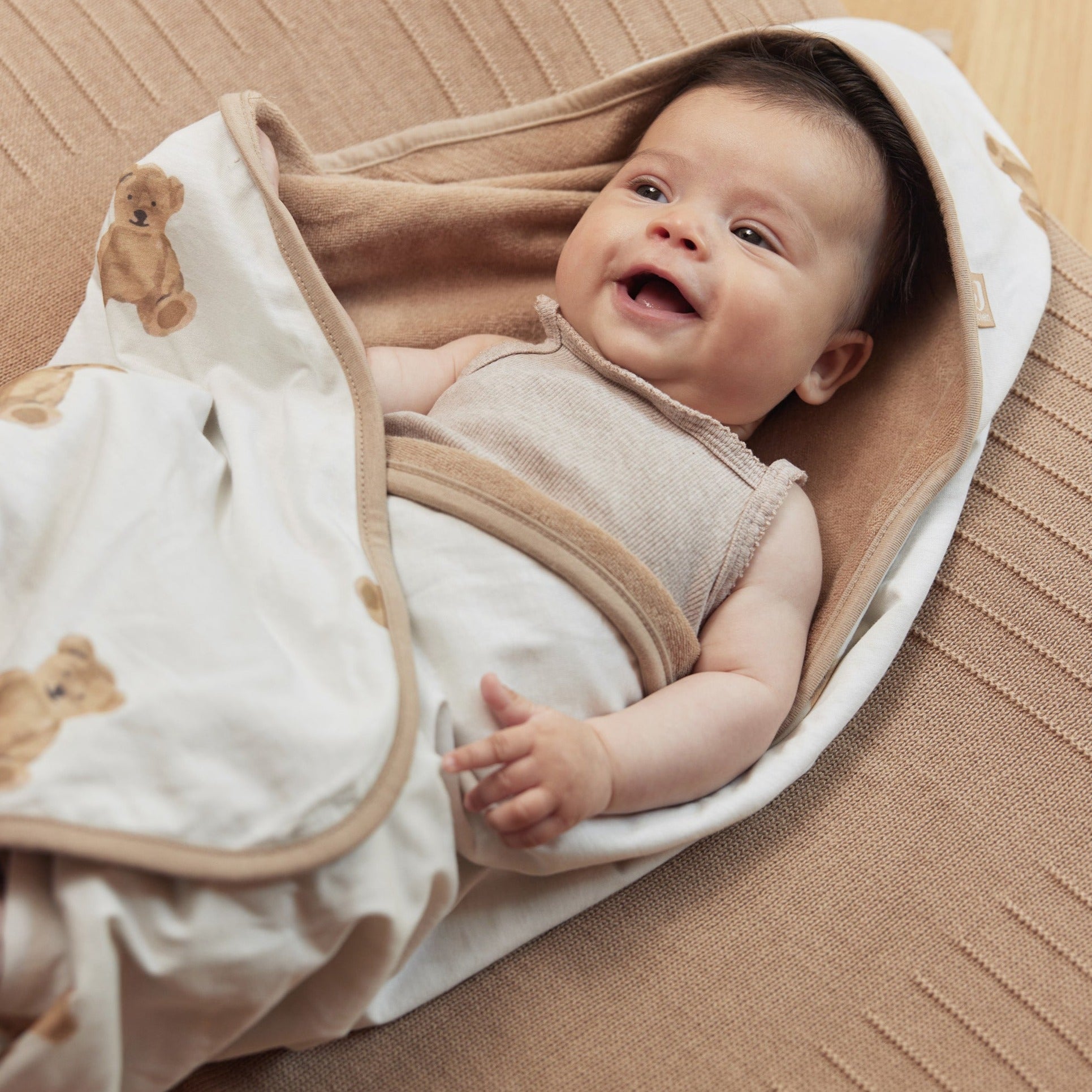 Jollein Badcape 75x75cm | Teddy Bear Jollein Badcape 75x75cm | Teddy Bear