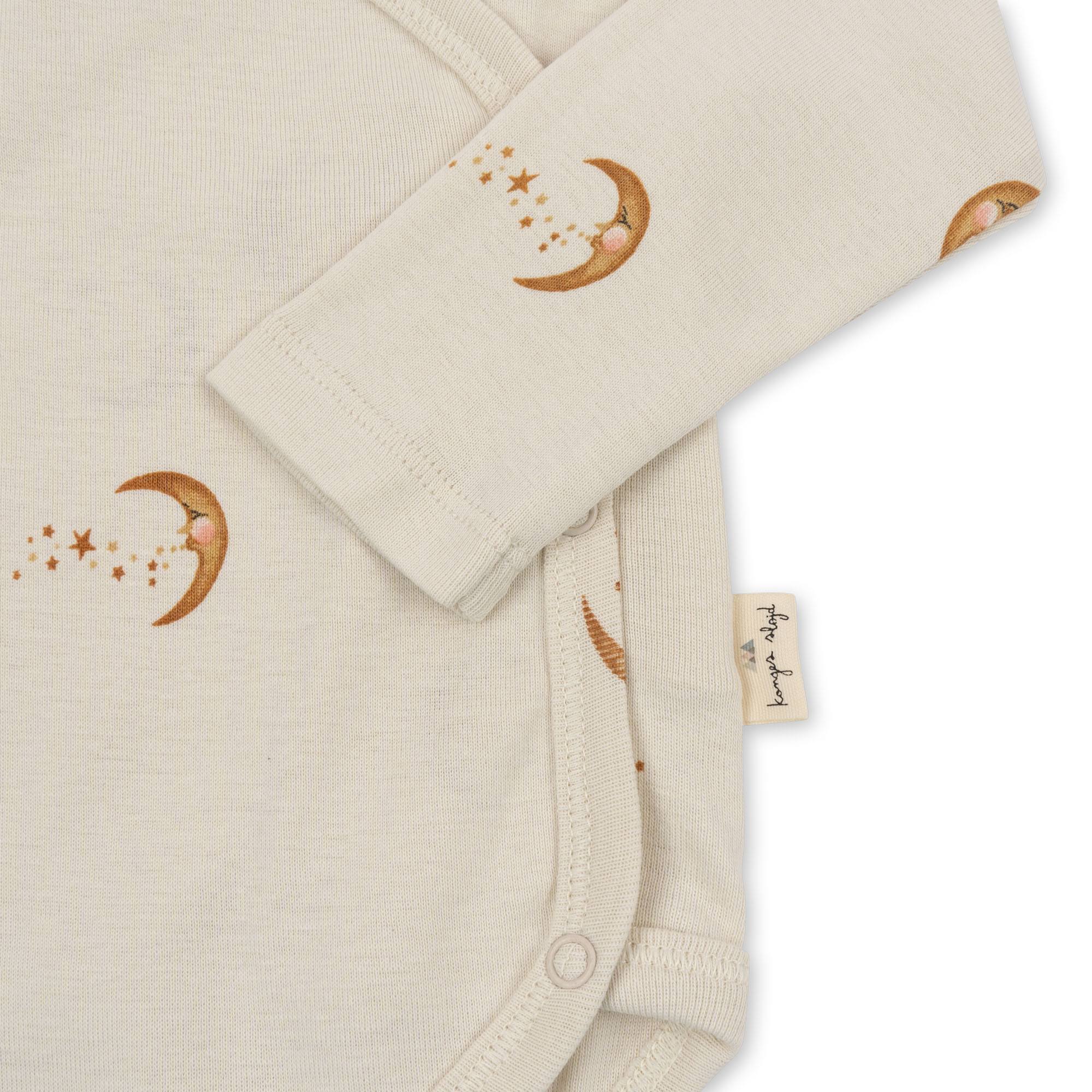 * Konges Sløjd Classic Longsleeve Newborn Body GOTS | Moon * Konges Sløjd Classic Longsleeve Newborn Body GOTS | Moon