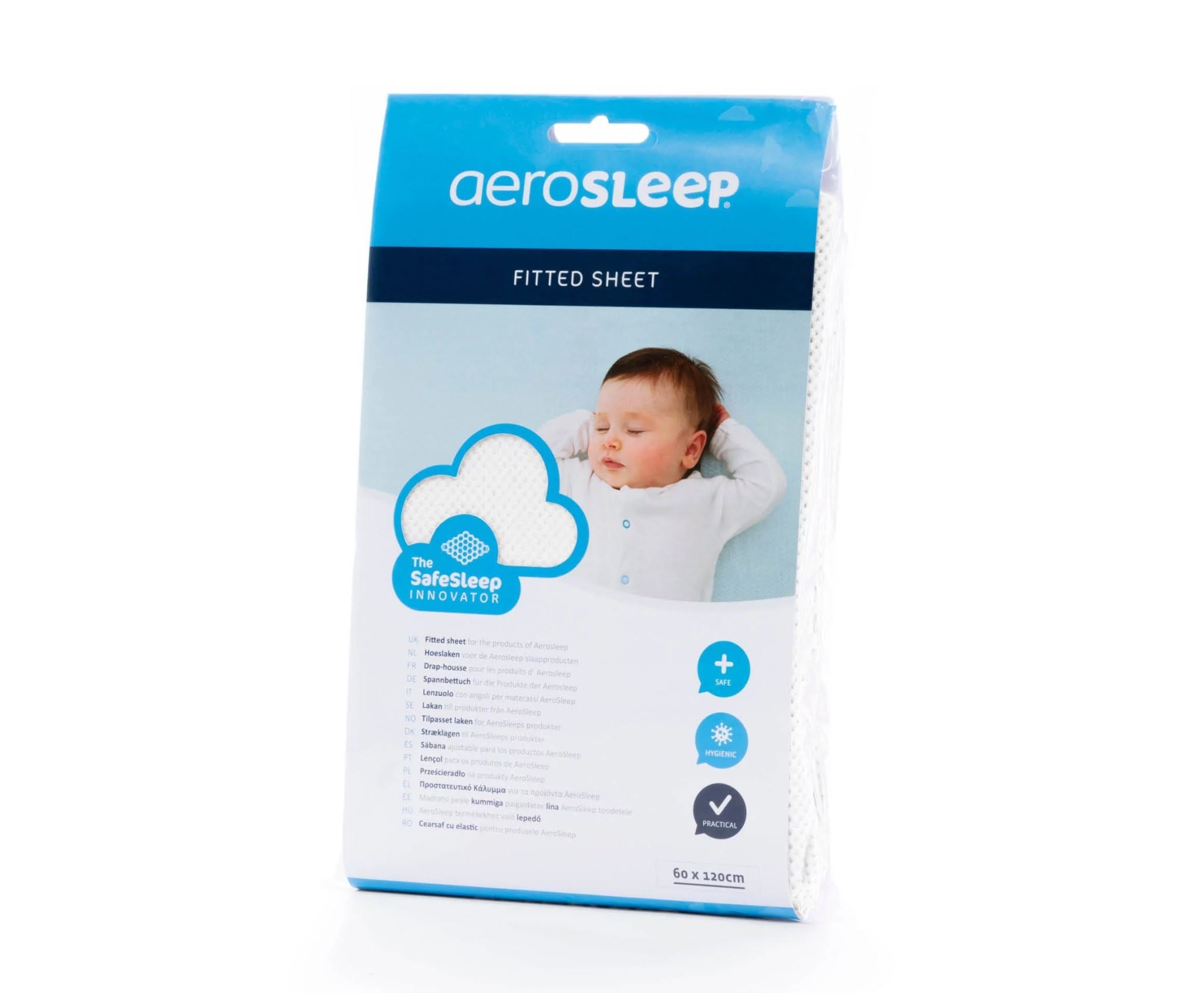 Aerosleep Hoeslaken 75x95cm | Wit Aerosleep Hoeslaken 75x95cm | Wit