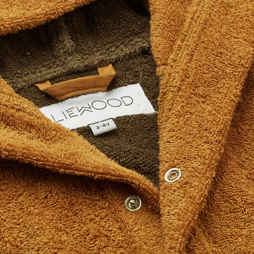 * Liewood Lily Bathrobe | Superhero Golden Caramel * Liewood Lily Bathrobe | Superhero Golden Caramel
