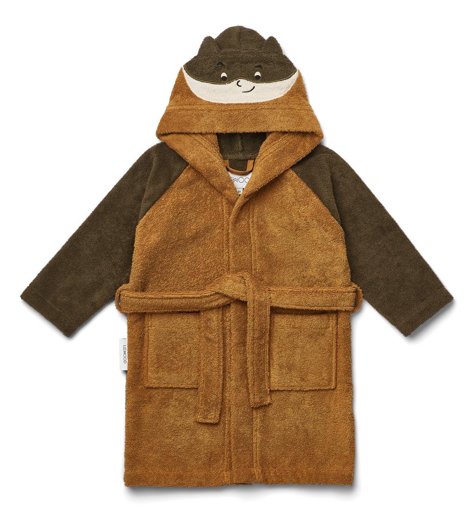 * Liewood Lily Bathrobe | Superhero Golden Caramel * Liewood Lily Bathrobe | Superhero Golden Caramel