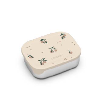 Liewood Arthur Lunch Box Met Vakjes | Peach / Sea Shell Mix Liewood Arthur Lunch Box Met Vakjes | Peach / Sea Shell Mix