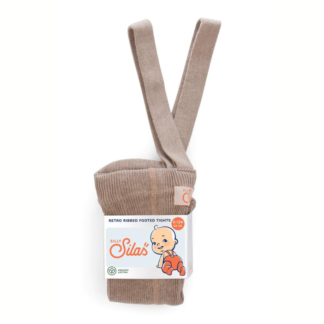 Silly Silas Broekkousen Footed Met Voetjes | Peanut Blend Silly Silas Broekkousen Footed Met Voetjes | Peanut Blend
