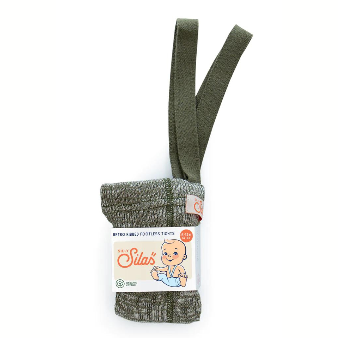 Silly Silas Broekkousen Footless Zonder Voetjes | Creamy Olive Silly Silas Broekkousen Footless Zonder Voetjes | Creamy Olive