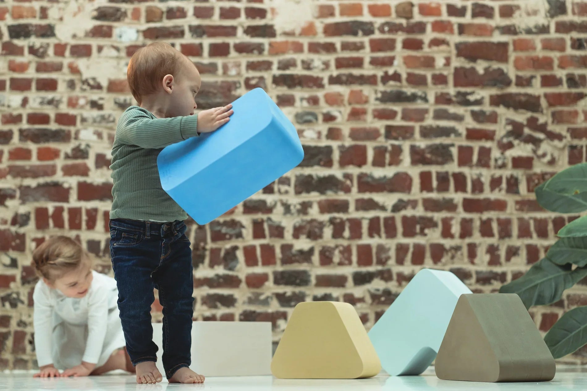 Moes Play Foam Speelblokkenset 5 | Sky Moes Play Foam Speelblokkenset 5 | Sky
