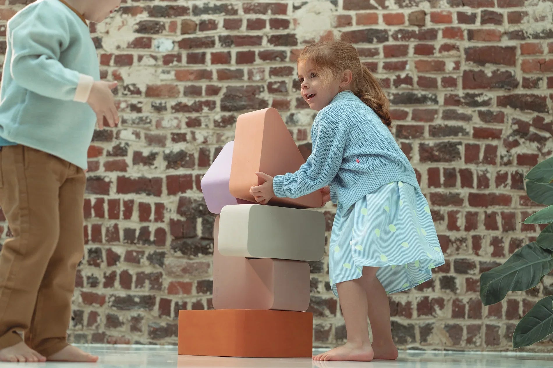 Moes Play Foam Speelblokken Set 5 | Earth Moes Play Foam Speelblokken Set 5 | Earth