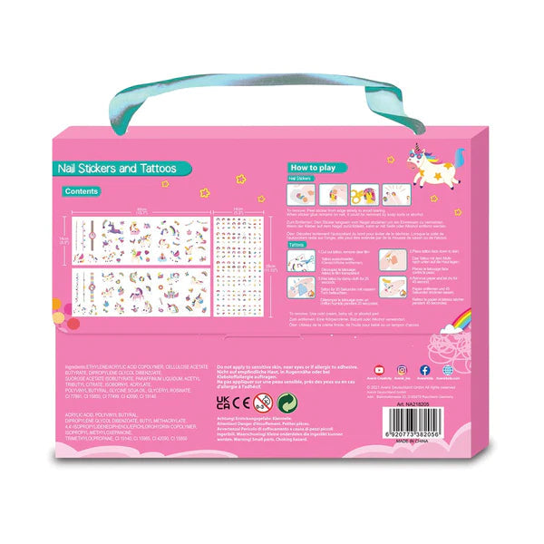 Avenir Set Nail Stickers + Tattoos | Unicorns Avenir Set Nail Stickers + Tattoos | Unicorns