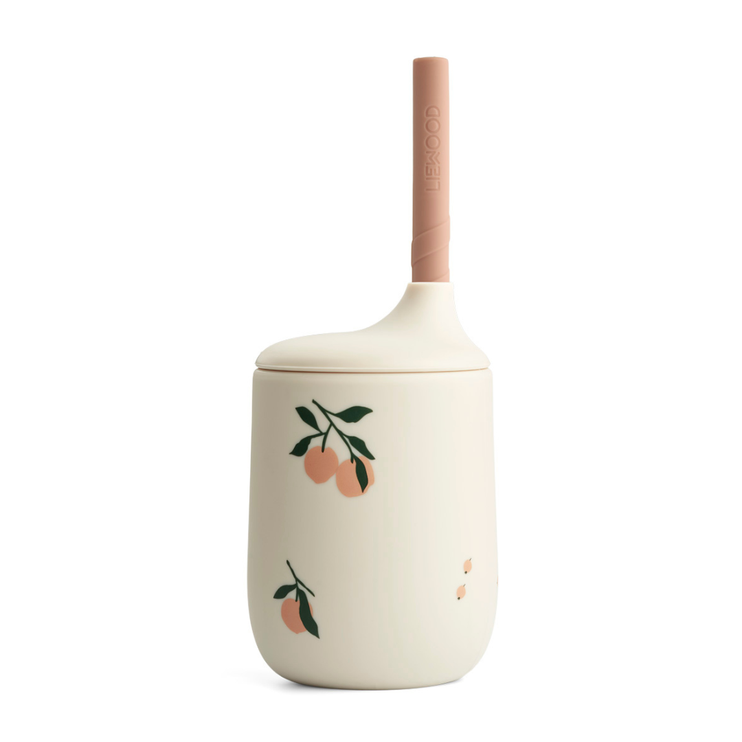 Liewood Ellis Sippy Cup | Peach / Sea Shell Mix Liewood Ellis Sippy Cup | Peach / Sea Shell Mix