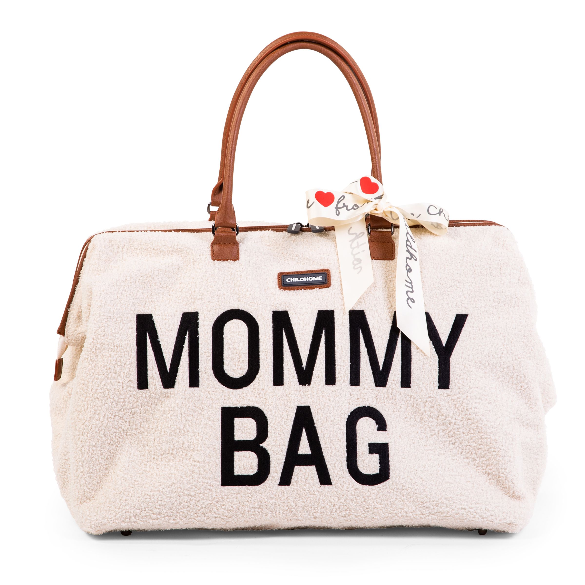 Childhome weekendtas XL Mommy Bag | Teddy OffWhite Childhome weekendtas XL Mommy Bag | Teddy OffWhite