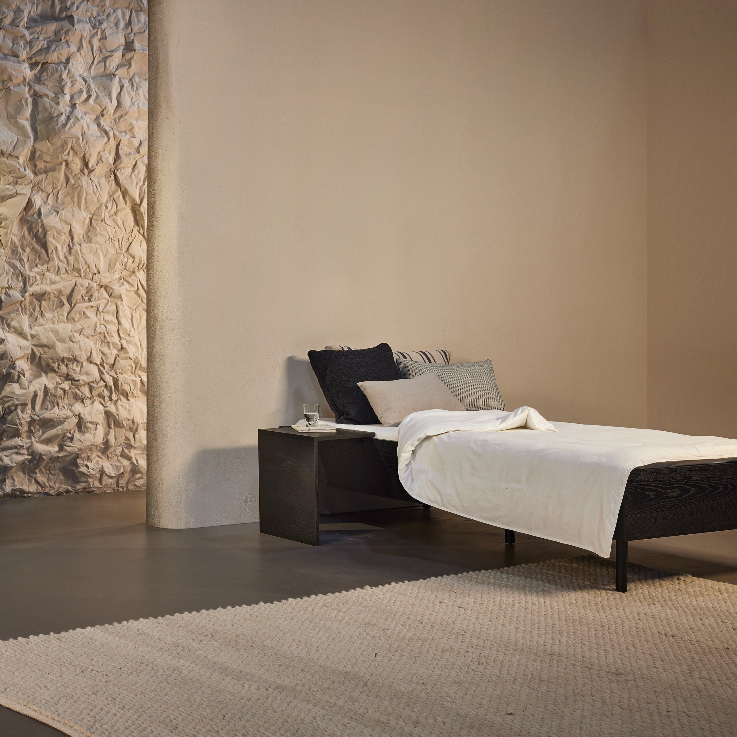 Quax Hai No Ki Junior Bed 90x200cm | Black Ash Wood Quax Hai No Ki Junior Bed 90x200cm | Black Ash Wood