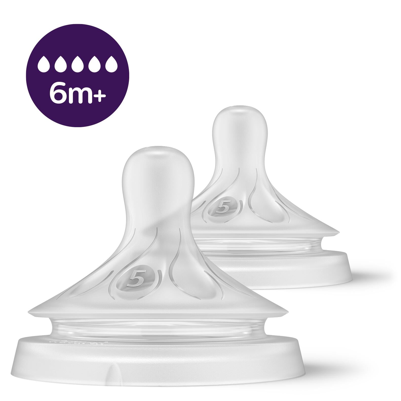 Avent Natural 3.0 Zuigspeen 6M+ T5 SCY965/02 Avent Natural 3.0 Zuigspeen 6M+ T5 SCY965/02