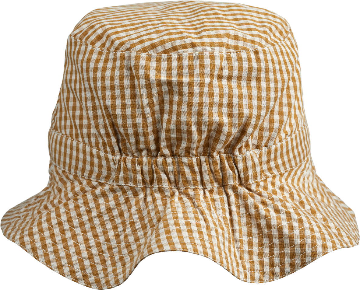 *  Liewood Sander Zonnehoedje | Check Golden Caramel/ Sandy *  Liewood Sander Zonnehoedje | Check Golden Caramel/ Sandy