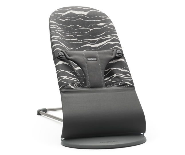 * Babybjörn Wipstoeltje Bliss Donkergrijs Frame I Cotton Antraciet Landscape * Babybjörn Wipstoeltje Bliss Donkergrijs Frame I Cotton Antraciet Landscape