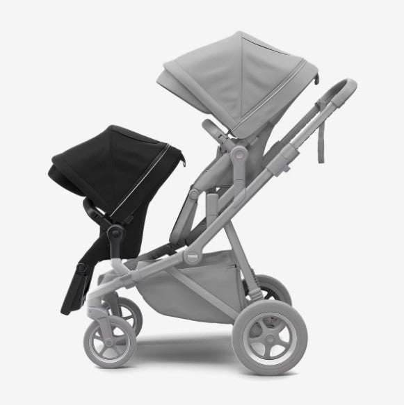 * Thule Sleek Zitje Voor Dubbele Buggy | Midnight Black * Thule Sleek Zitje Voor Dubbele Buggy | Midnight Black