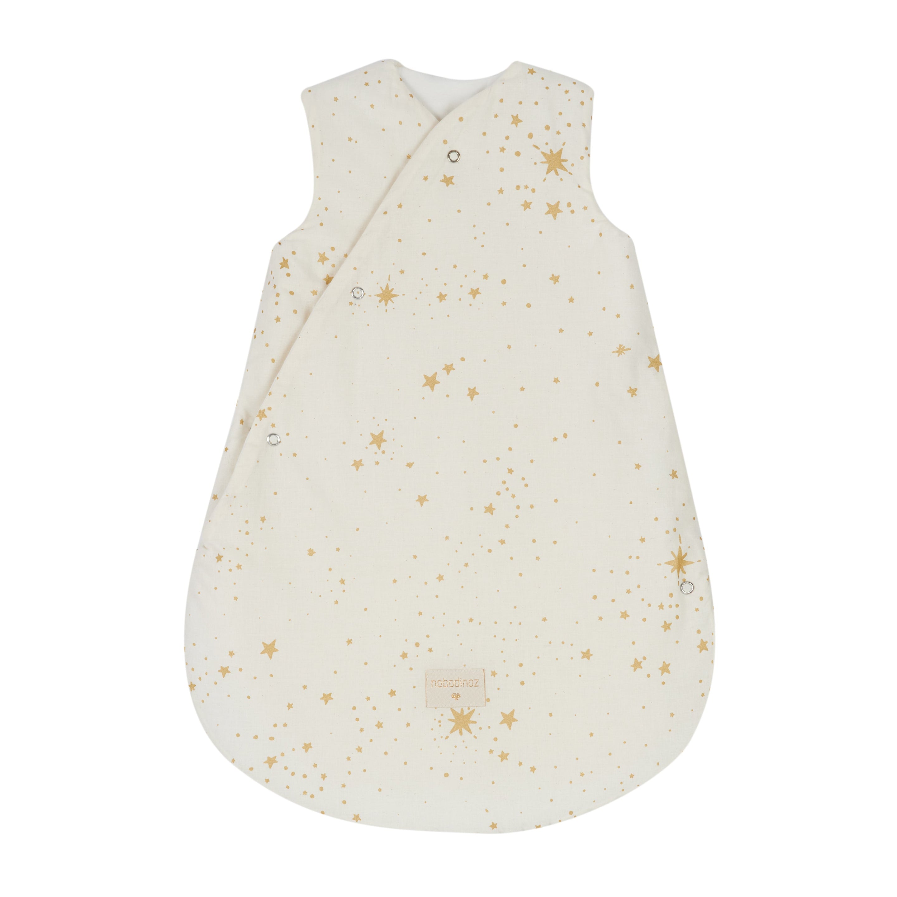 * Nobodinoz Snowy Warm Winterslaapzak 0-6M | Gold Stella / Natural * Nobodinoz Snowy Warm Winterslaapzak 0-6M | Gold Stella / Natural
