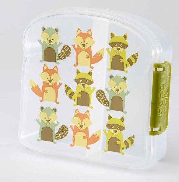 SugarBooger Sandwich Box Met Vakjes | What did the fox eat SugarBooger Sandwich Box Met Vakjes | What did the fox eat