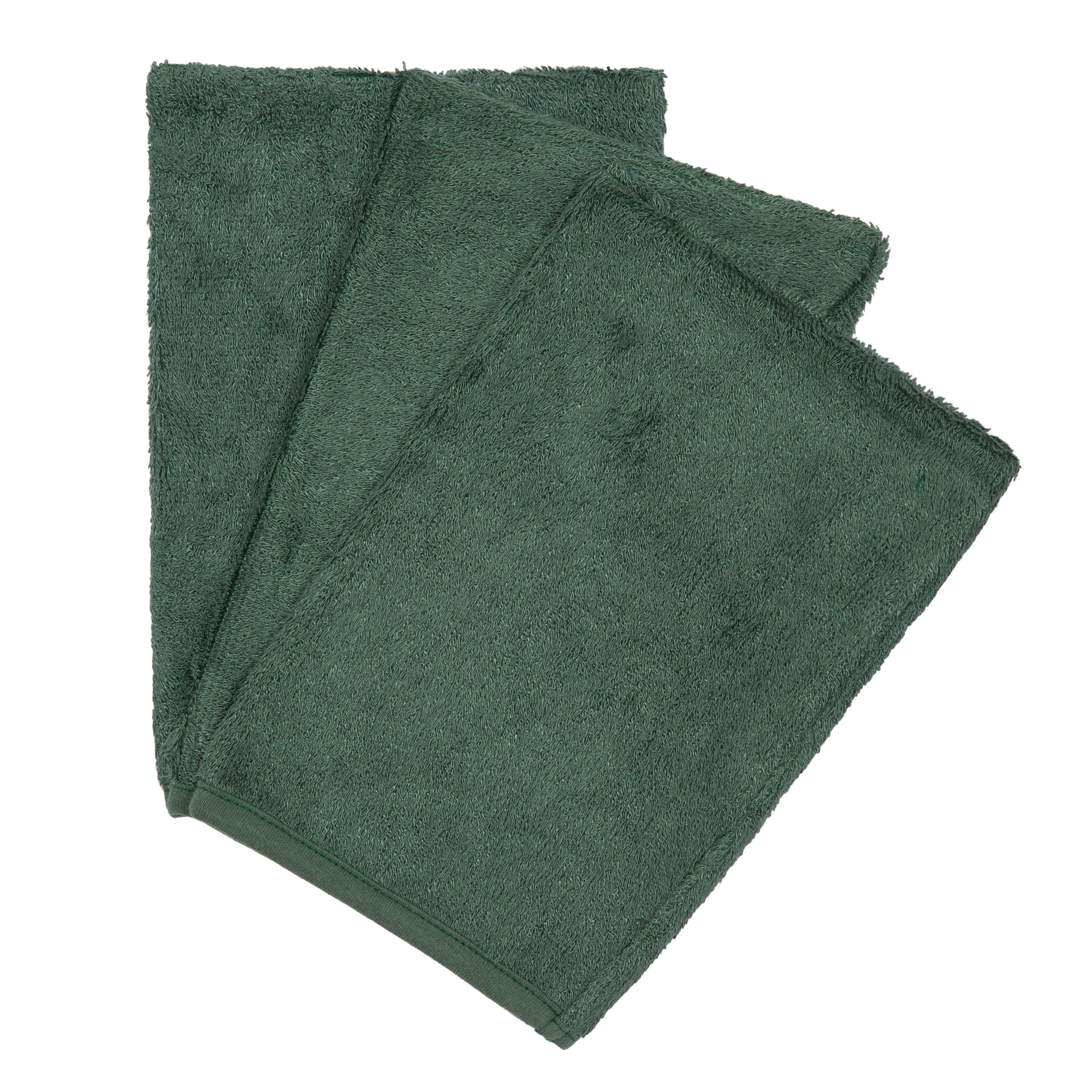 Timboo Set 3 Bamboo Washandjes | Aspen Green Timboo Set 3 Bamboo Washandjes | Aspen Green