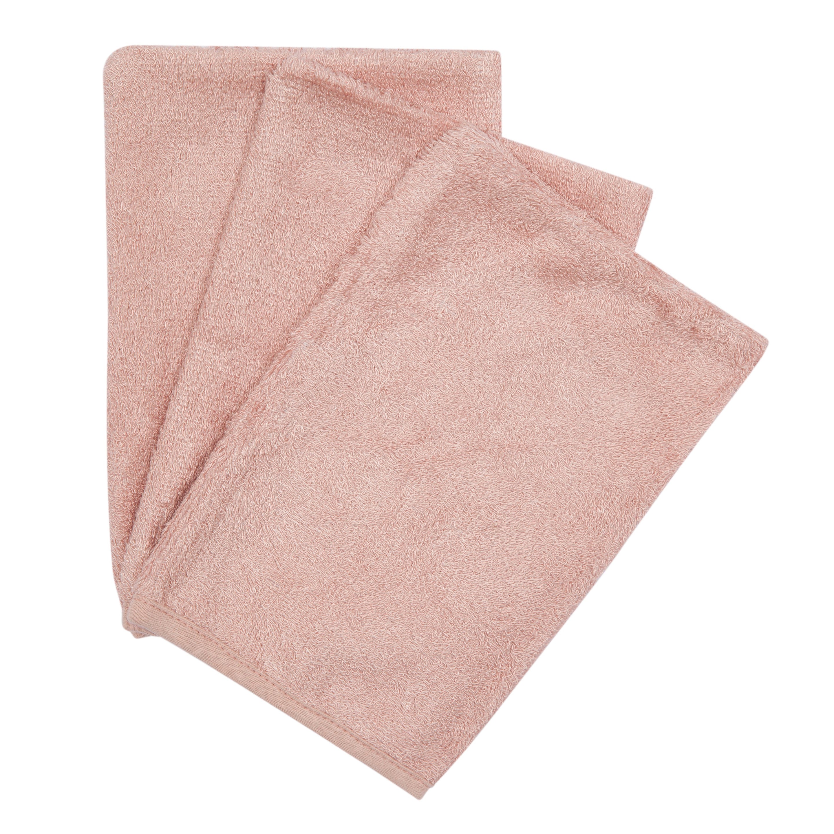 Timboo Set 3 Bamboo Washandjes | Misty Rose Timboo Set 3 Bamboo Washandjes | Misty Rose