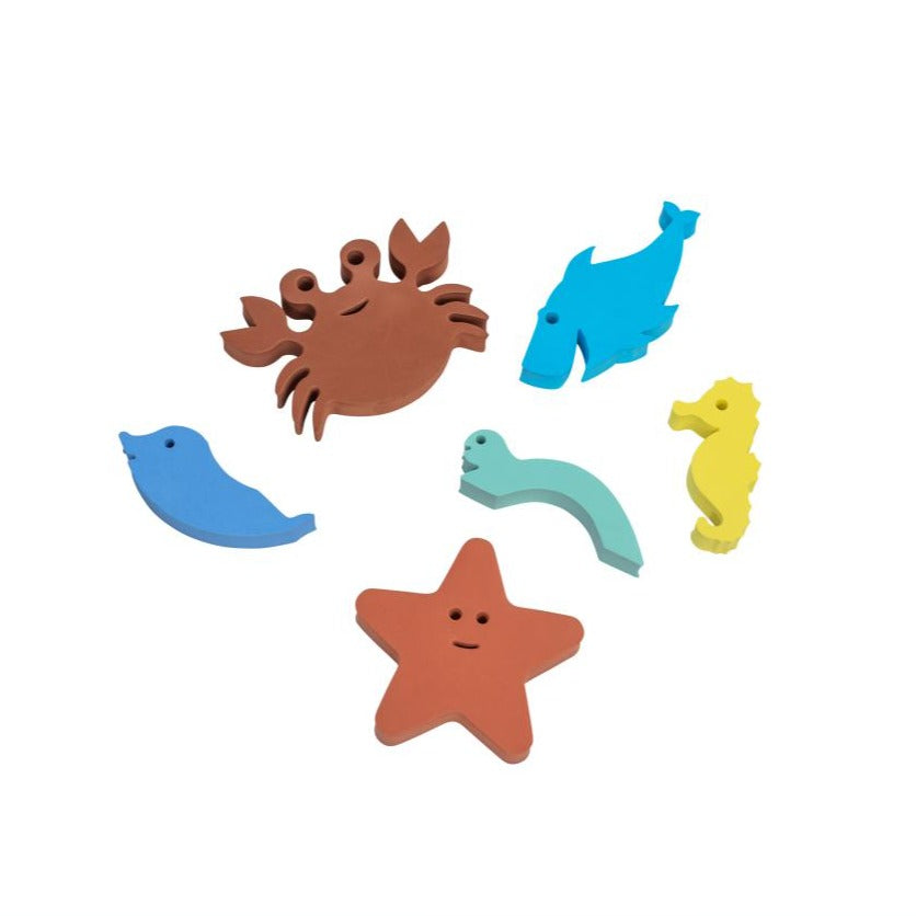 Moes Play Set 6 Foam Badspeeltjes Waterfun Moes Play Set 6 Foam Badspeeltjes Waterfun