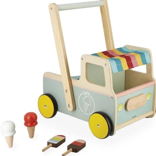 Janod Houten Loopwagen Ijskar Janod Houten Loopwagen Ijskar