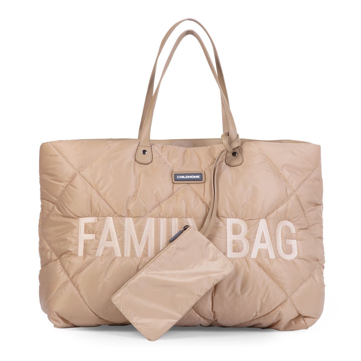 Childhome weekendtas XL Family Bag Gewatteerd | Beige Childhome weekendtas XL Family Bag Gewatteerd | Beige