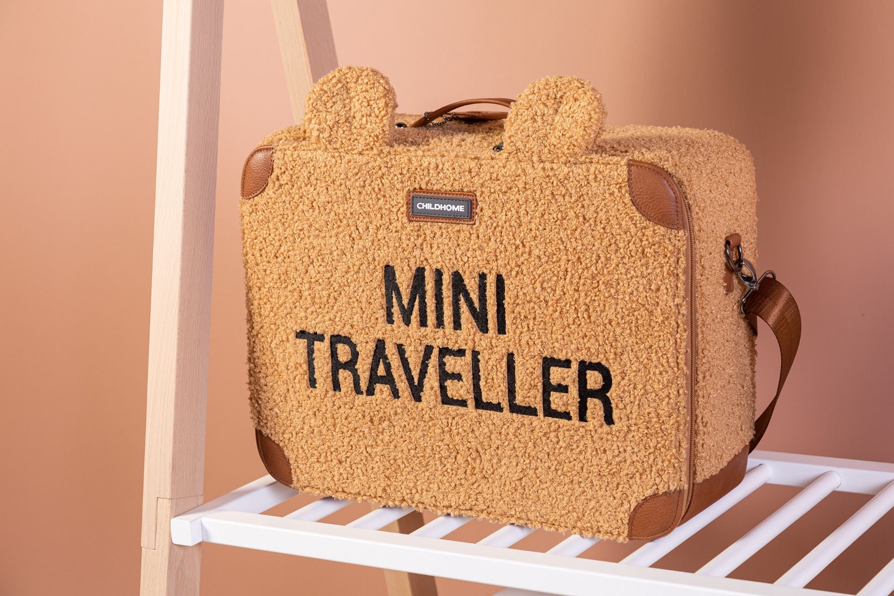 Childhome Mini Traveller Valiesje | Teddy Brown Childhome Mini Traveller Valiesje | Teddy Brown