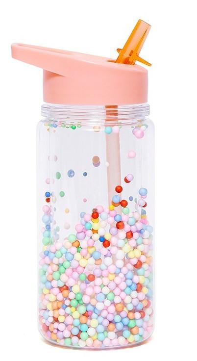 Petit Monkey drinkfles Marcaron Pops Soft Coral Petit Monkey drinkfles Marcaron Pops Soft Coral