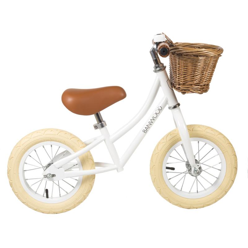Banwood First Go Loopfiets White Banwood First Go White - PRE ORDER 05/10 - DE GELE FLAMINGO - Kids concept store