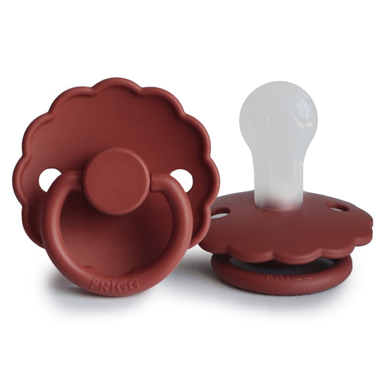 Frigg Daisy Siliconen Fopspeen 0-6M | Baked Clay Frigg Daisy Siliconen Fopspeen 0-6M | Baked Clay