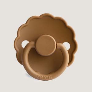 * Daisy Siliconen Fopspeen 0-6M | Cappuccino * Daisy Siliconen Fopspeen 0-6M | Cappuccino