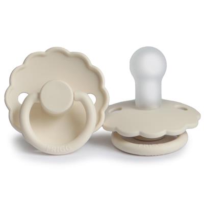 Daisy Siliconen Fopspeen 0-6M | Cream Daisy Siliconen Fopspeen 0-6M | Cream