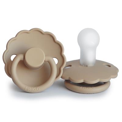 Frigg Daisy Siliconen Fopspeen 0-6M | Croissant Frigg Daisy Siliconen Fopspeen 0-6M | Croissant