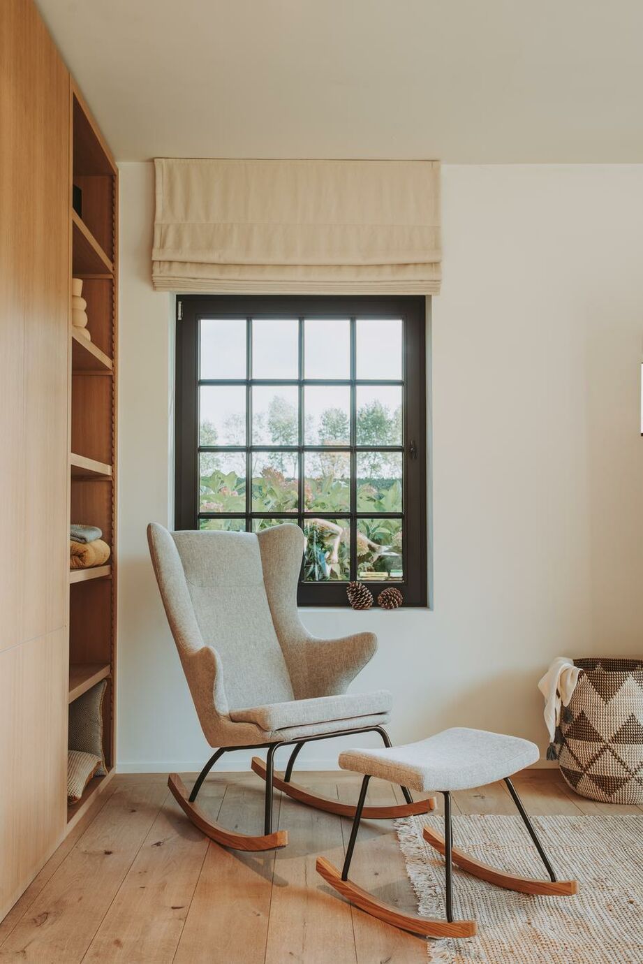 Quax Hocker (voetenbankje) For Rocker De Luxe - Sand Grey Quax Hocker (voetenbankje) For Rocker De Luxe - Sand Grey