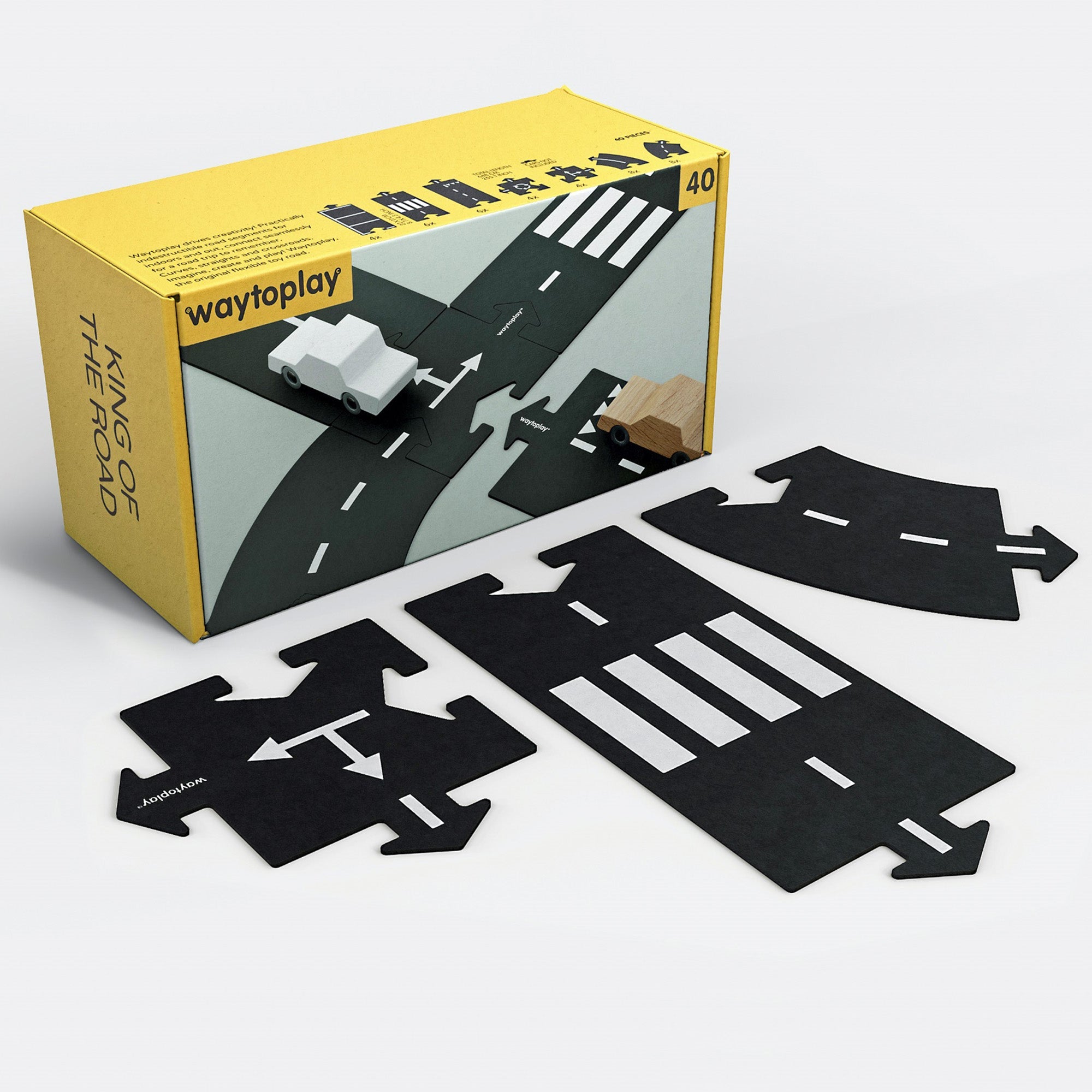 WaytoPlay Autobaan startset Snelweg 40-delig WaytoPlay Autobaan startset Snelweg 40-delig