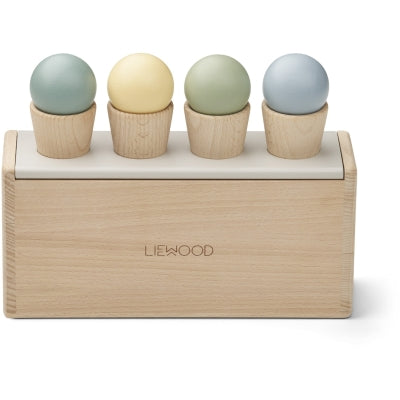 * Liewood Bay Ice Cream Toy 4-pack | Blue Multi Mix * Liewood Bay Ice Cream Toy 4-pack | Blue Multi Mix