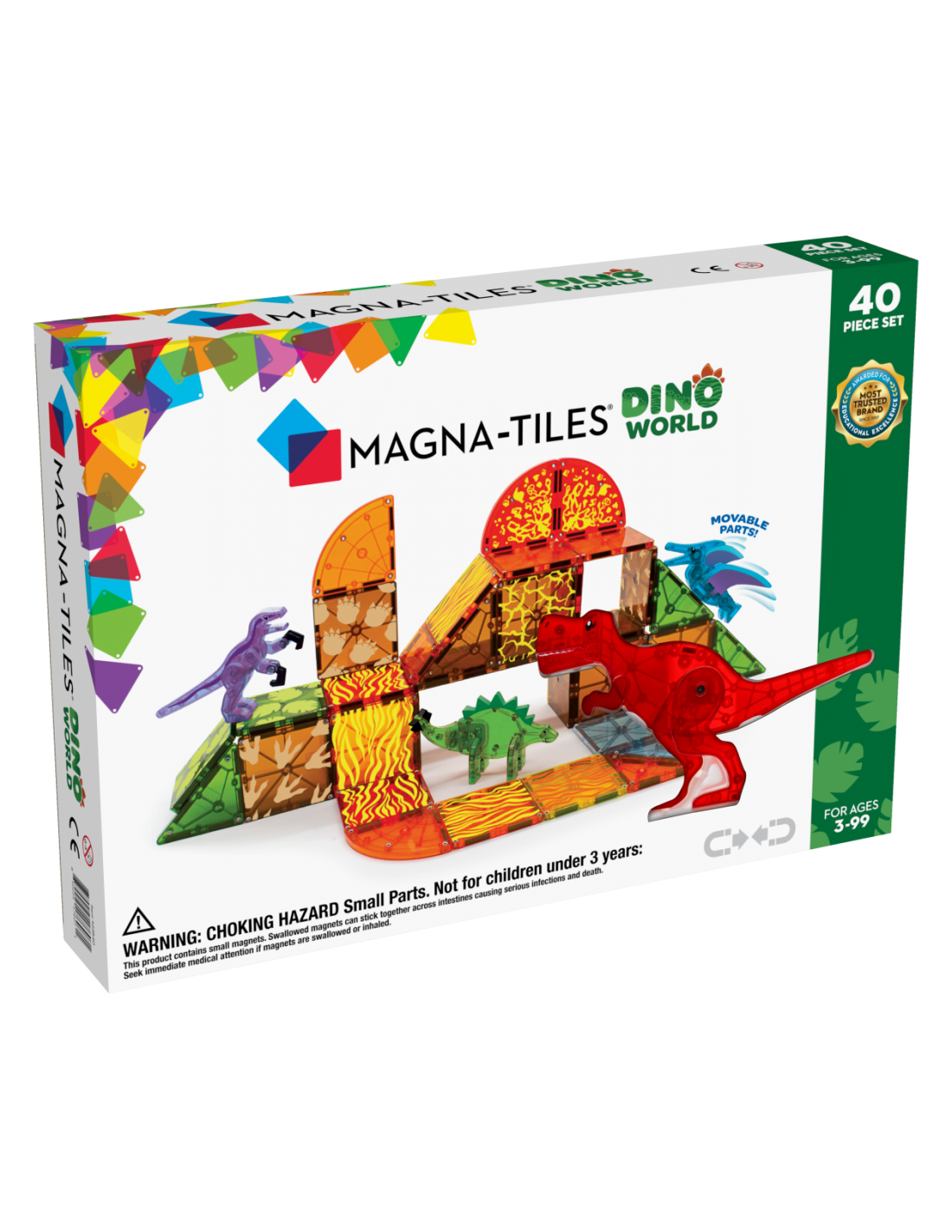 Magna-Tiles Dino World | 40-Piece Set Magna-Tiles Dino World | 40-Piece Set