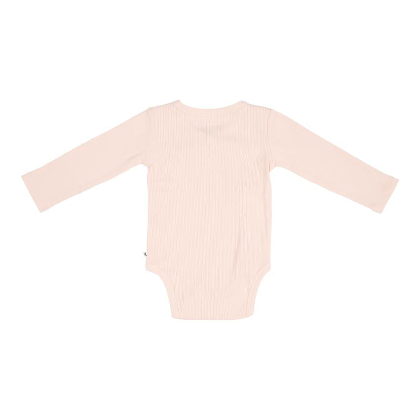* Little Dutch Romper Overslag Met Lange Mouwen | Rib Pink * Little Dutch Romper Overslag Met Lange Mouwen | Rib Pink