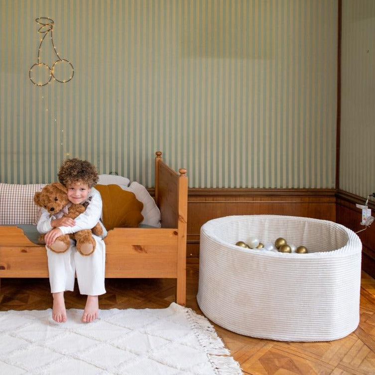 * Moje Ballenbad 90x40cm | Rib Velvet Beige * Moje Ballenbad 90x40cm | Rib Velvet Beige