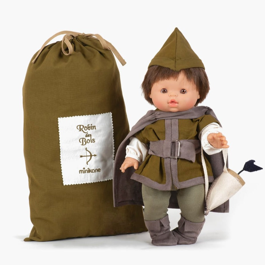 * Minikane Doll Boy Legend Robin Hood * Minikane Doll Boy Legend Robin Hood