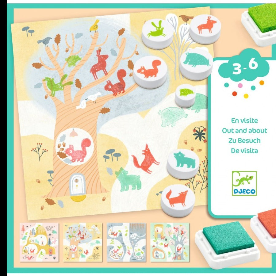 Djeco Creatieve Stempelset | Outdoor Djeco Creatieve Stempelset | Outdoor
