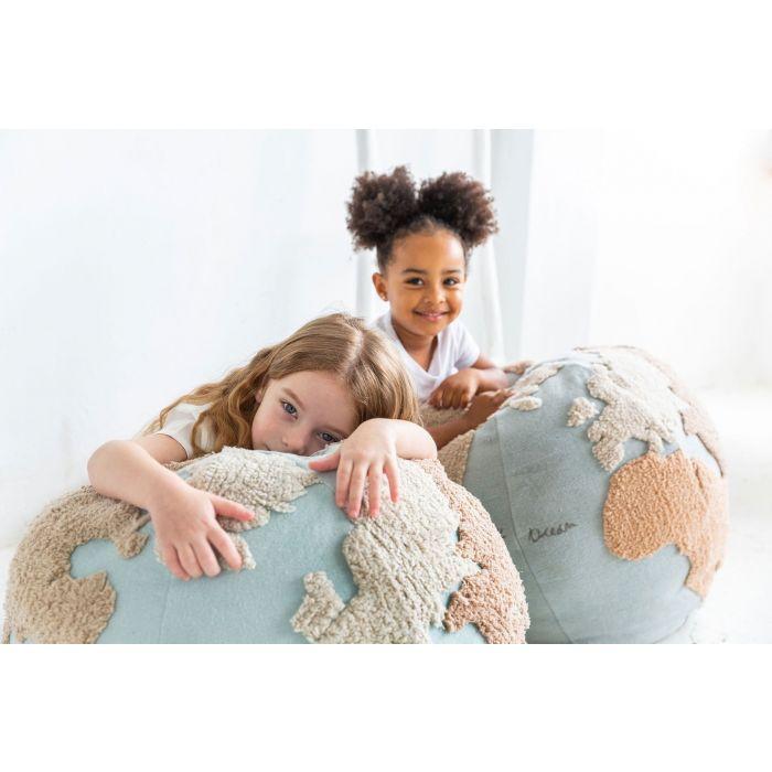 Lorena Canals Pouffe World Map Lorena Canals Pouffe World Map