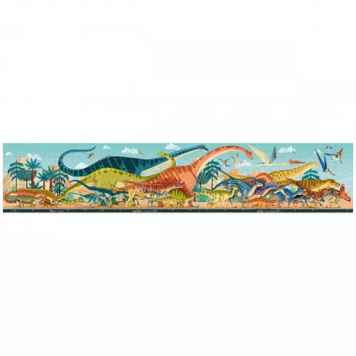 Janod Kofferpuzzel 100st | Panoramique Dino Janod Kofferpuzzel 100st | Panoramique Dino