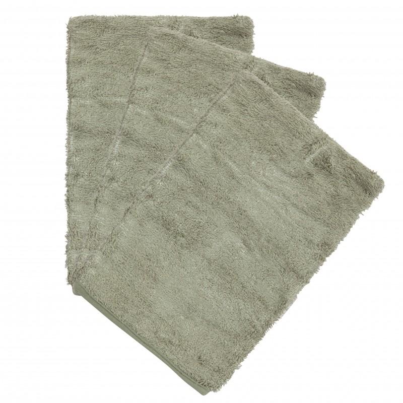 Timboo Set 3 Bamboo Washandjes | Whisper Green Timboo Set 3 Bamboo Washandjes | Whisper Green